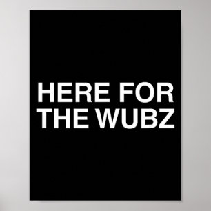 Poster Aqui Para O Wubz Techno House Divertido Música Dub