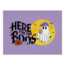 Póster Aqui para os Boos | Beba e coloque seu Spook em ci