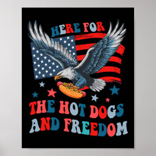 Poster Aqui pelos cachorros quentes e liberdade garotos d