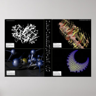 Poster Aqui tem 4 monstros