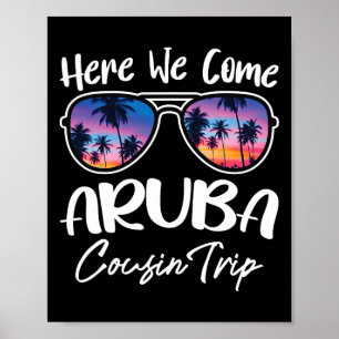 Poster Aqui Vamos Nós Aru Amante da Praia Viagem de Primo