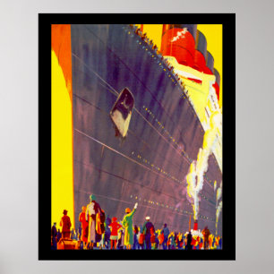 Póster Aquitania que parte
