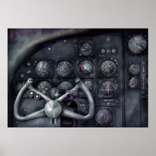Póster Ar - a cabina do piloto