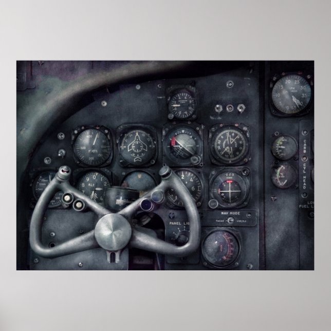 Póster Ar - A Cockpit (Frente)