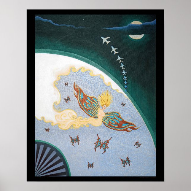 Poster "Ar (após Erte)" (Frente)