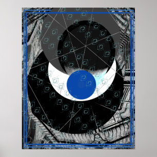 Poster Ar Elementar Dentro Da Meditação De Água Tattva