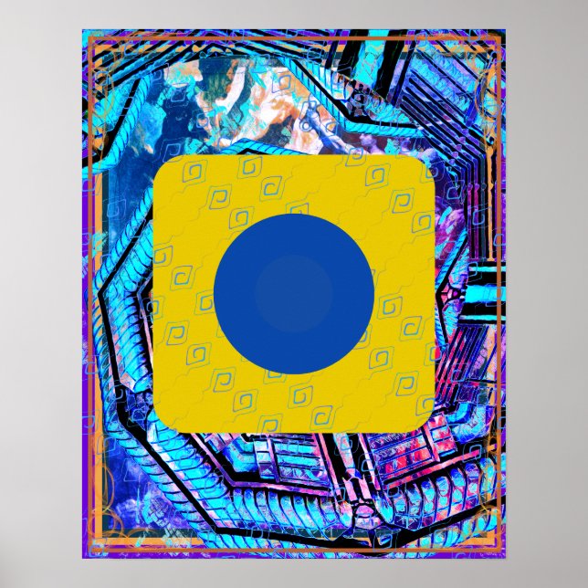 Poster Ar Elementar Dentro Da Terra, Meditação De Auxílio (Frente)