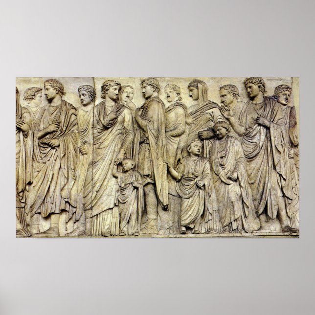 Póster Ara Pacis Frieze (Frente)