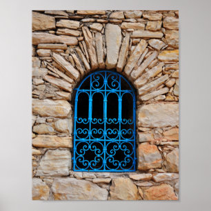 Póster arab window morocco architecture agadir medina