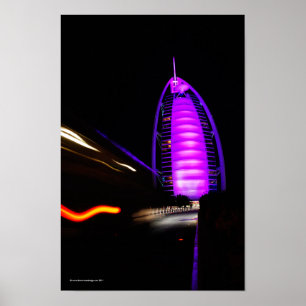 Póster Árabe do Al de Burj