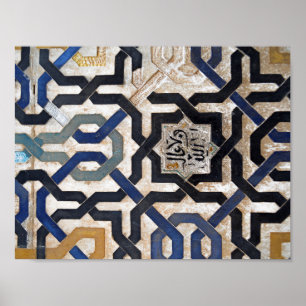 Poster Árabesque geométrico