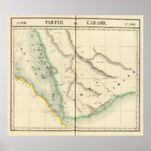 Poster Arábia Saudita, Ásia 100