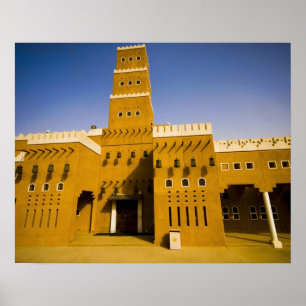 Póster Arábia Saudita, Riade, Mesquita de Al Diriya