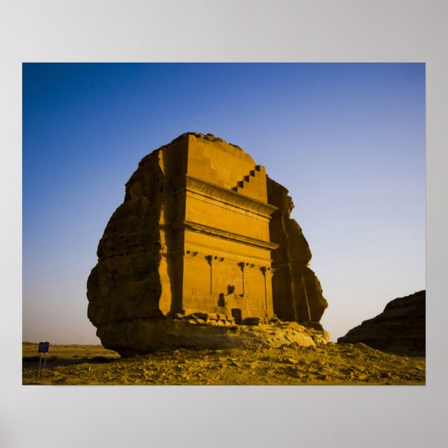 Póster Arábia Saudita, site de Madain Saleh, antigo 4 (Frente)