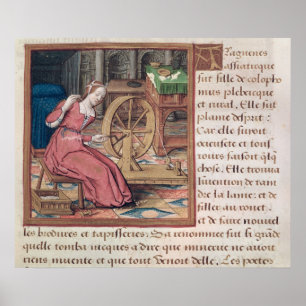 Poster Arachne, from 'Vie des Femmes Celebres'