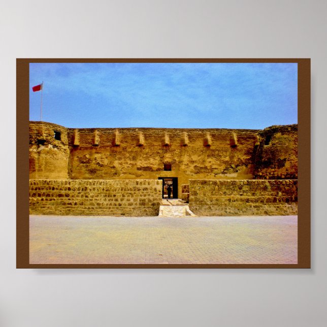 Poster Arad Fort, Manama, Barém (Frente)
