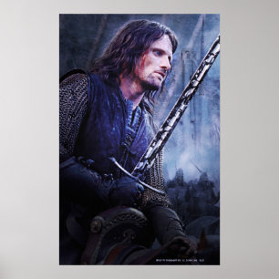 Poster Aragorn com sangue