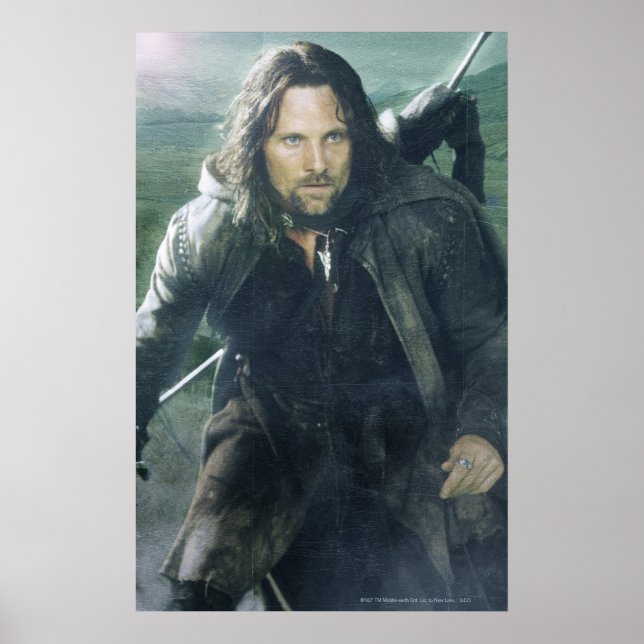 Póster Aragorn Intenso (Frente)