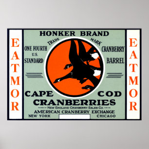 Póster Arandos 1900 da marca do Honker