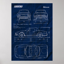 aranha blueprint fiat dino 2400