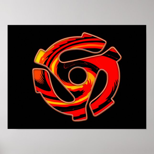 Poster Aranha de 45 RPM (Frente)