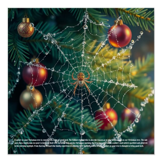 Póster Aranha de Natal (Frente)