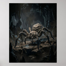 Poster Aranha de Pedra Caverna Esquecida