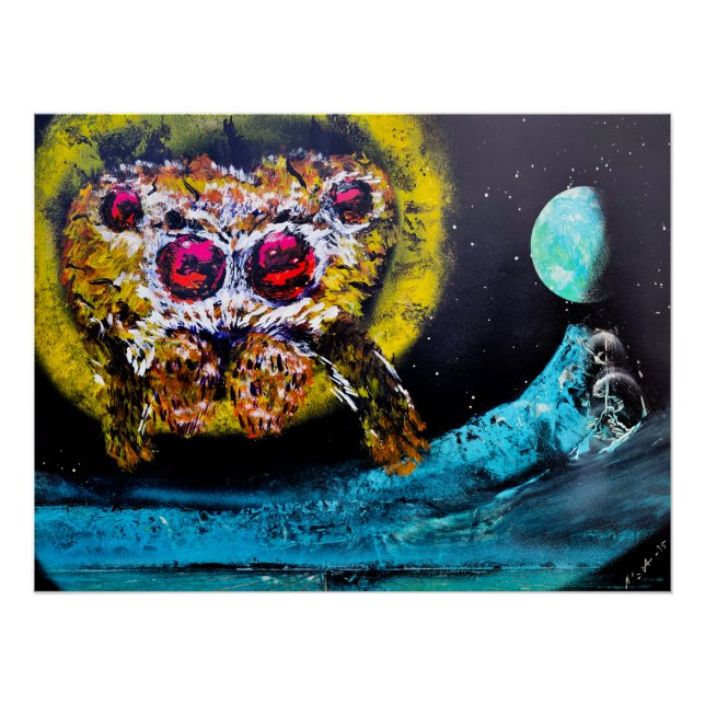 Póster Aranha Espacial (Frente)