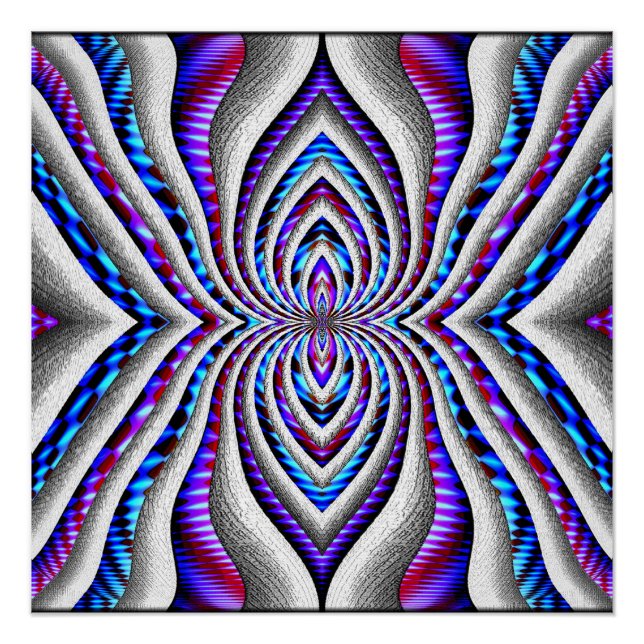 Póster Aranha Psicodélica... (Frente)