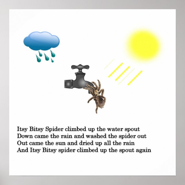 Póster Aranha Subiu ao Cano (Frente)