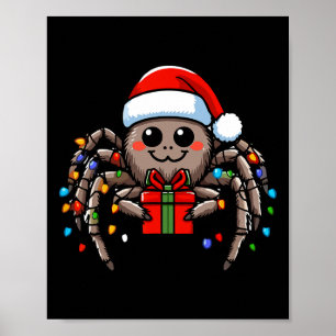 Poster Aranha Vestindo Papai Noel Natal Xmas Pajamas
