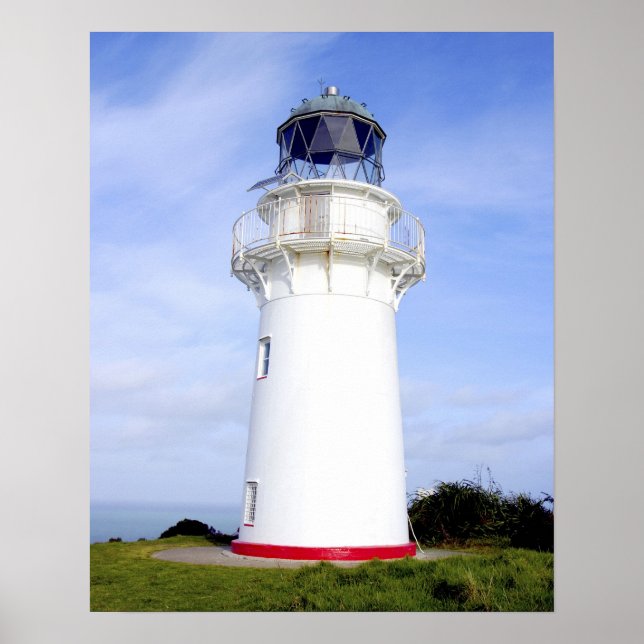 Póster Araroa, Nova Zelândia. Um farol dá (Frente)