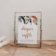 ARBOR Bohemian Feather Greenere Baby Fralda Raffle