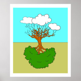 Póster arbre renversé