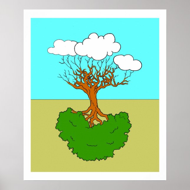 Póster arbre renversé (Frente)