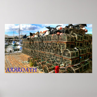 Póster Arbroath Harbor & Marina, Escócia