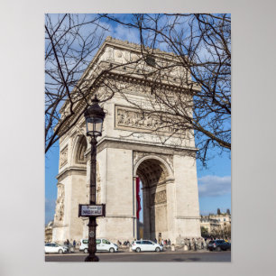 Poster Arc de Triomphe em Paris, França