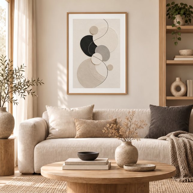 Poster Arc Harmony | Minimal Abstract Plaster Art Print (Criador carregado)