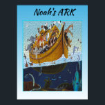Poster Arca de Noah<br><div class="desc">Ajude a atualizar o quarto do seu filho com a imagem colorida da arca de Noah. A imagem apresenta vários animais posicionados em uma arca enquanto estão no mar. A imagem também pode servir como uma boa introdução à história bíblica da arca. Você pode comprar este "poster de Arca de...</div>