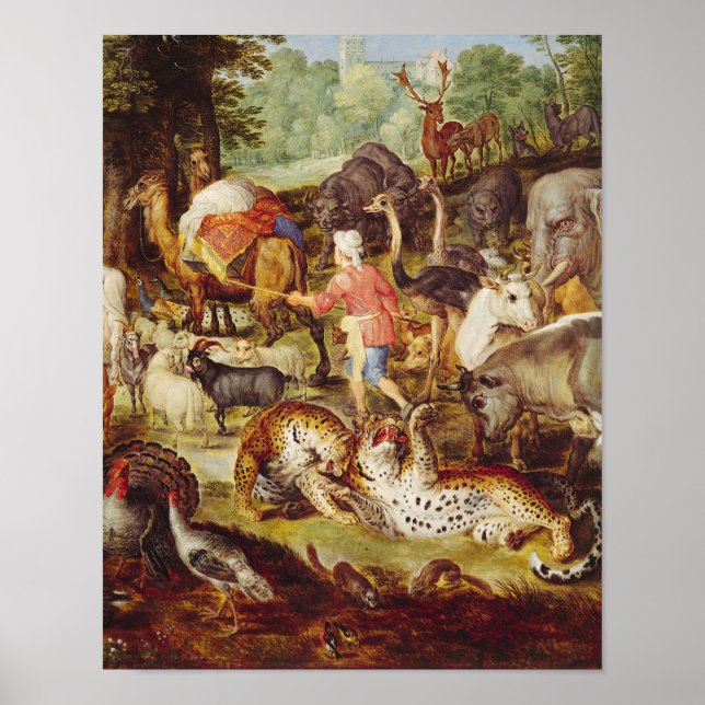 Póster Arca de Noé, detalhes do lado direito (Frente)