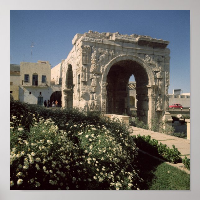 Póster Arca de Quatro Vias de Marco Aurélio e Lúcio (Frente)