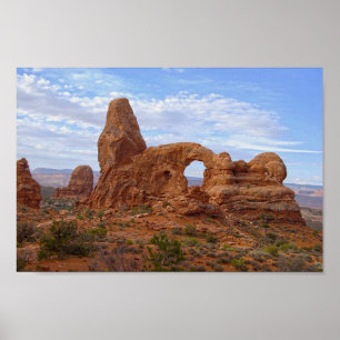 Poster Arca de Torre no Parque Nacional de Arches, Utah
