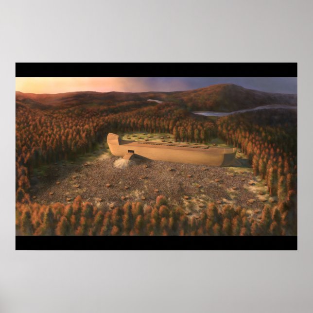 Poster Arca Panorama - Cartaz da Arca de Noé (Frente)