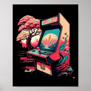 Poster Arcade de Jogo de Vídeo