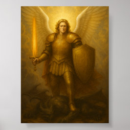 Poster Arcanel Michael - Protetor Divino de Luz