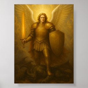 Poster Arcanel Michael - Protetor Divino de Luz