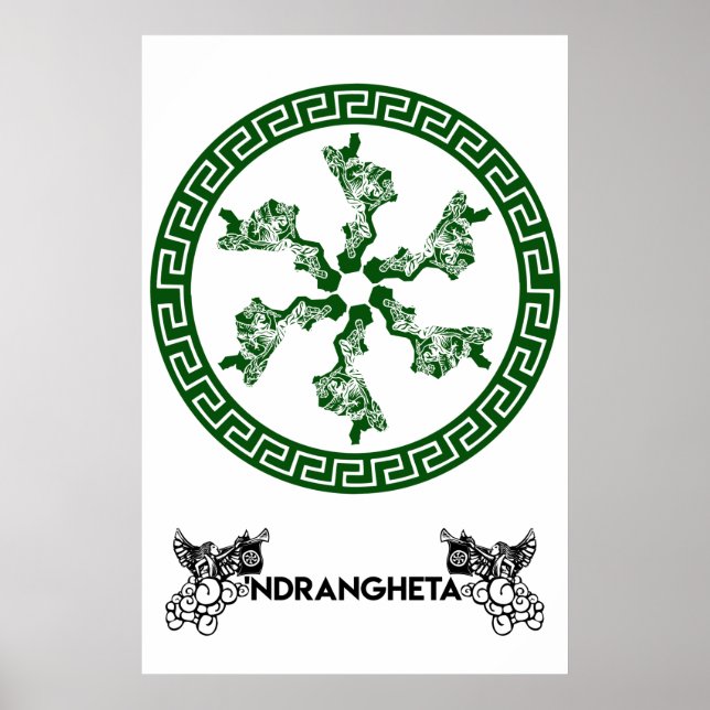 Poster Arcangelo Gabriele - "Ndrangheta (Frente)