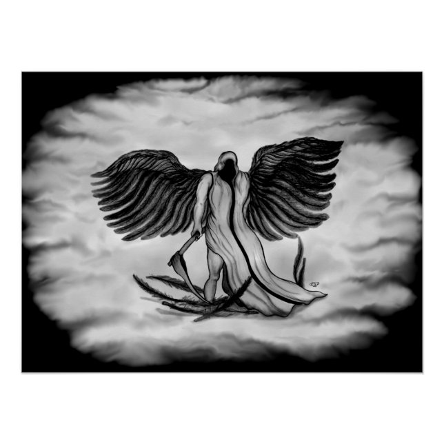 Póster Arcanjo, Angel Uriel (Frente)