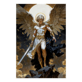 Póster Arcanjo Miguel Campeão do Céu