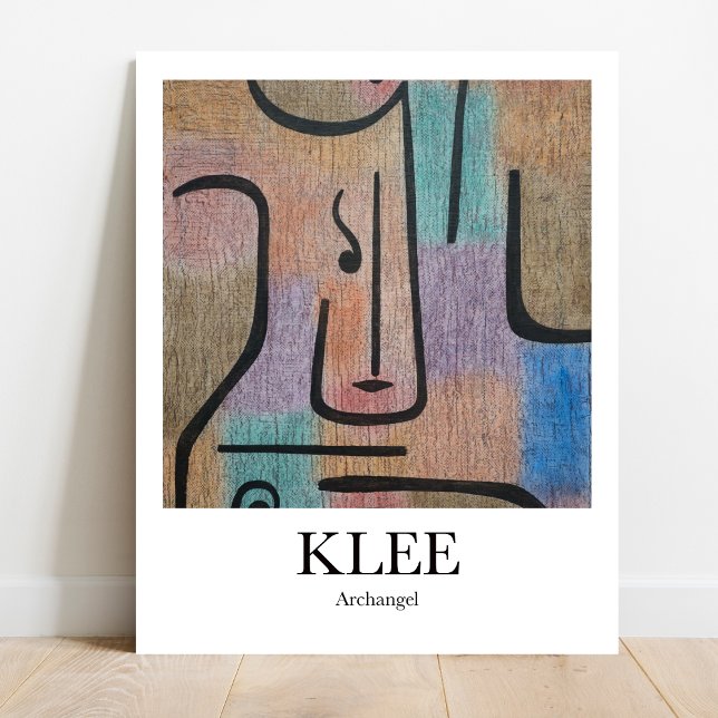 Poster Arcanjo por Paul Klee (Own Klee's iconic Archangel!  High-quality art poster)